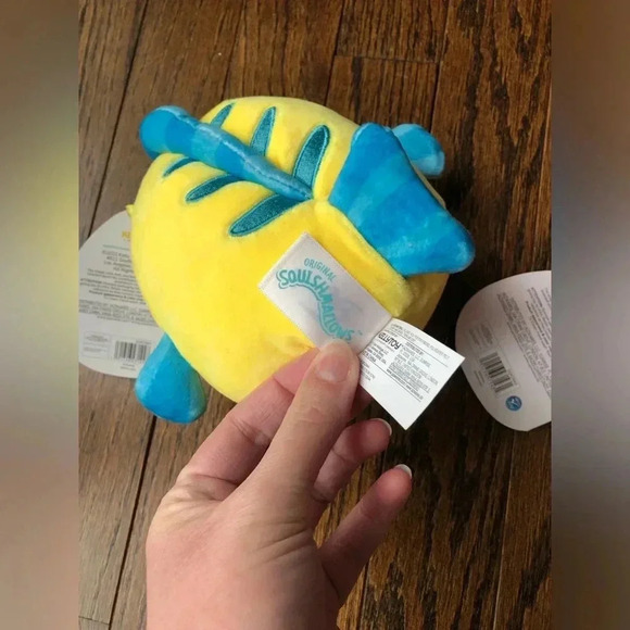 Original Squishmallows x Disney: The Little Mermaid 5” Ariel and Flounder - NWT! - Picture 6 of 7